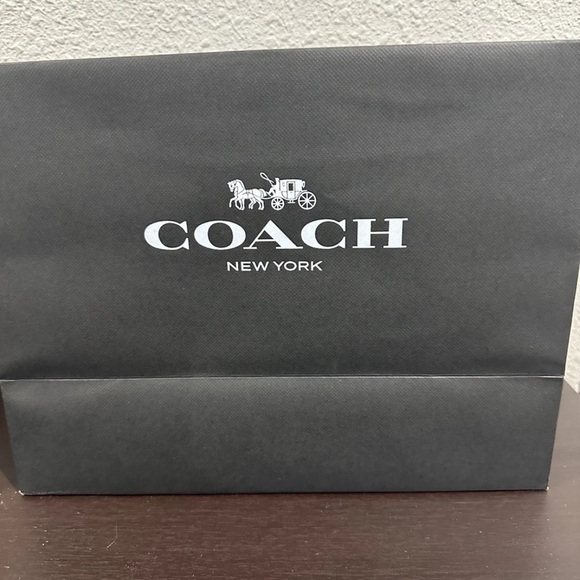 Coach Brown Quilted Crossbody Bag with Gold Chain - Picture 6 of 6